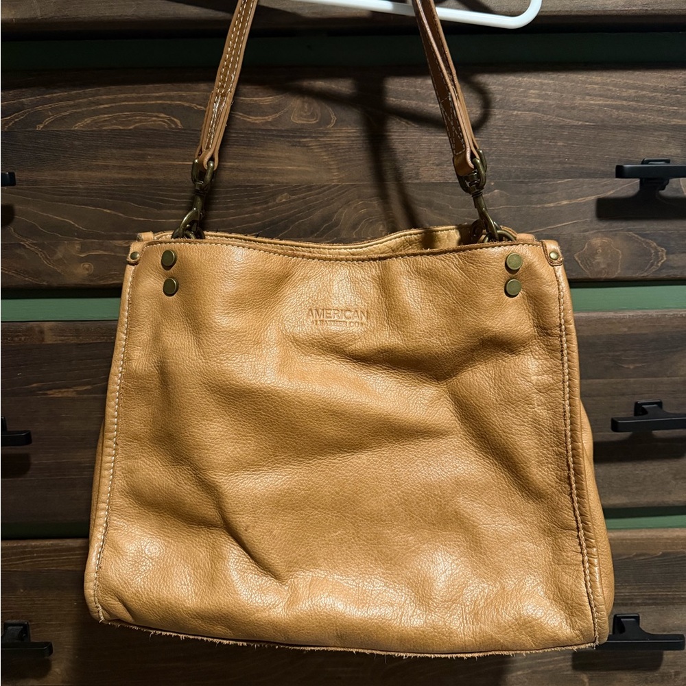 American Leather Co. Lenox Triple Entry Satchel